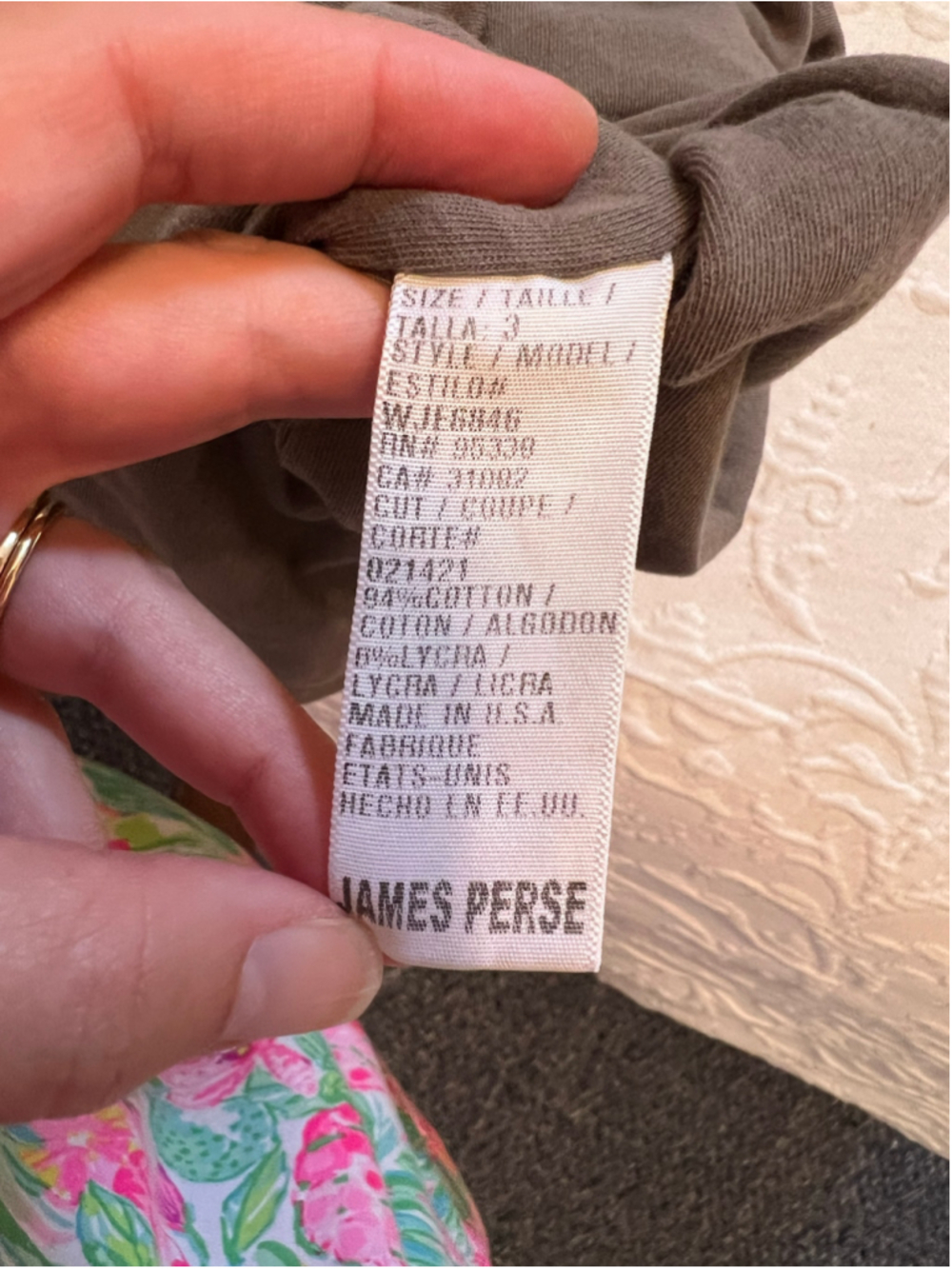 Women's Standard James Perse Taupe Ruched Wrap Front Draped Midi Dress Size 3/L - Picture 5 of 7